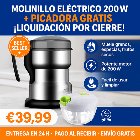 Mini Picadora Eléctrica Compacta